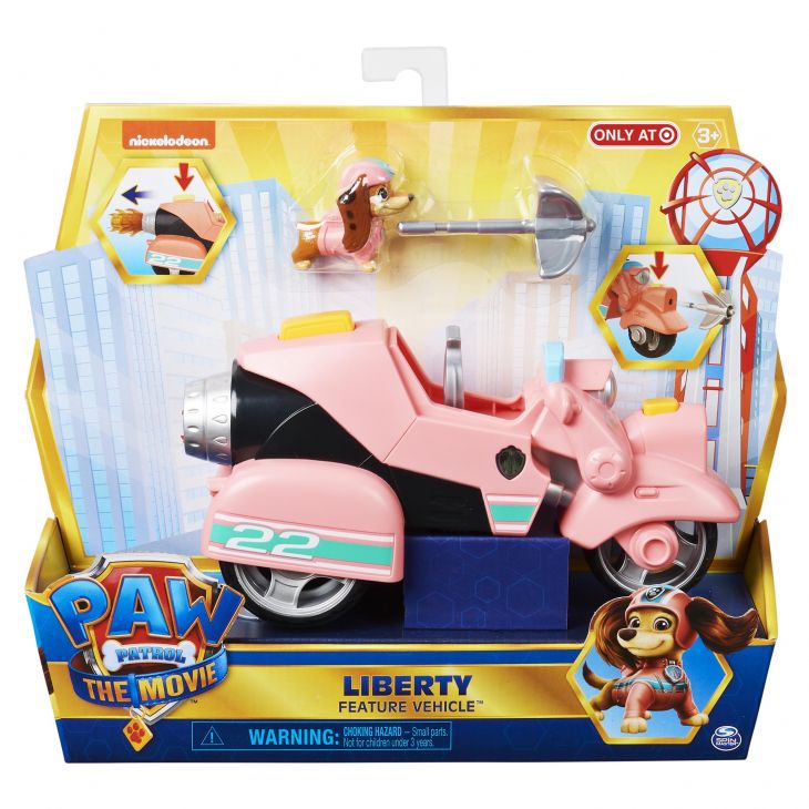 PAW Patrol De Film Liberty's Scooter met verzamelbaar actiefiguur