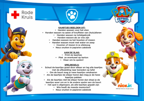 DIY PAW Patrol Memo Spel