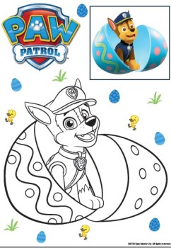 PAW Patrol Pasen kleurplaten