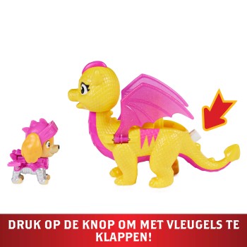 PAW Patrol Rescue Knights - Actiefigurenset met Chase en Draak Draco