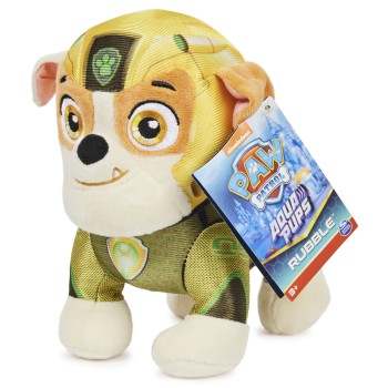 PAW Patrol Aqua Pups, Dierenknuffel van 20 cm, stijlen kunnen variëren